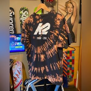 K2 skies custom sprial reverse dye PNW - 206